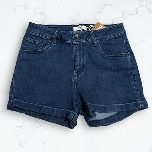 Kensie High Waisted Jean Shorts